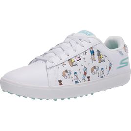 PRODUTO TESTE Skechers Women's Go Golf Drive 4 Dogs At Play Spikeless Golf Shoes